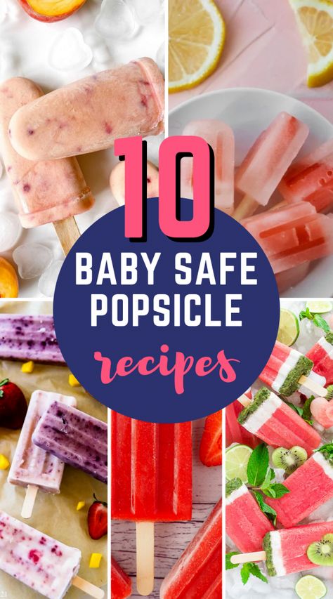 Fruit Popsicles For Babies, Homemade Kids Popsicles, Infant Popsicle Recipes, Freezer Pops Recipes For Kids, Healthy Toddler Popsicle Recipes, Healthy Popsicles For Toddlers, Homemade Popsicles For Toddlers, Popcicles Recipes Fruit, Baby Popsicles Recipes