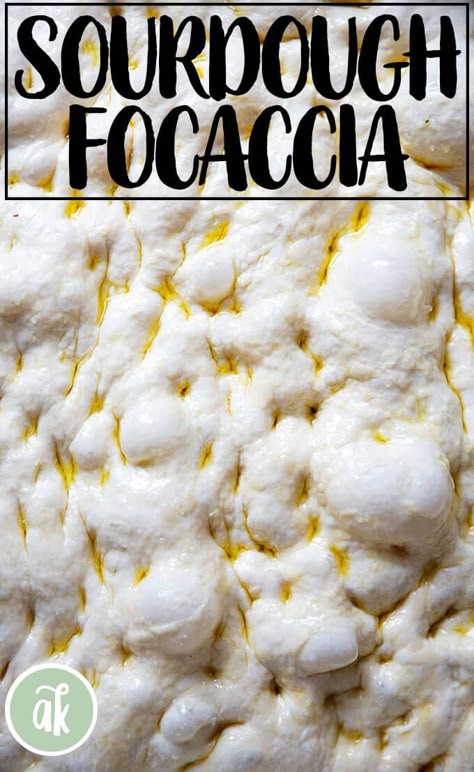 True Sourdough Bread Recipe, Foccacia Bread Recipes With Sourdough Starter, Alexandra Cooks Sourdough, Best Sourdough Foccacia Recipe, Foccacia Sour Dough Bread, Faccia Bread Sourdough, Sourdough Foccacia Recipe Farmhouse On Boone, Ficossia Sourdough, Sourdough Focassia Bread