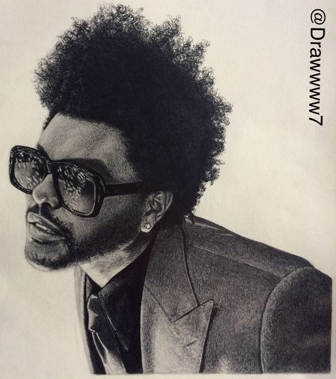 The Weeknd Sketch, The Weeknd Portrait, The Weeknd Drawing, Naruto Sketch, Celebrities Photos, Architecture Drawing Art, Celebrity Drawings, Tupac Shakur, Dragon Ball Super Manga