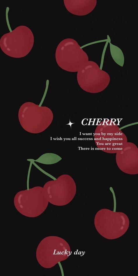 Cherry Lockscreen, Cherry Aesthetic Wallpaper, Cherry Wallpaper Aesthetic, Cherry Wallpaper, 헬로키티 배경화면, Zestaw Ikon, Iphone Wallpaper Photos, Hippie Wallpaper, Phone Wallpaper Patterns