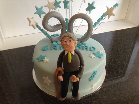 93rd Birthday Cake, 90th Birthday Cakes, 90th Birthday, Pretty Cakes, Birthday Cakes, Snow Globes, Cake Decorating, Birthday Cake, Cake