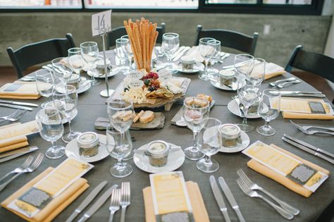 San Francisco Conservatory Wedding - instead of centerpieces they did meat & cheese trays.  that might be more my style but everything else on here looks cute! Food Centerpieces Wedding, Fall Brunch Wedding, Brunch Wedding Reception, Food Centerpieces, Wedding Brunch Reception, Brunch Table Setting, Christmas Brunch Recipes, Best Destination Wedding Locations, Edible Centerpieces