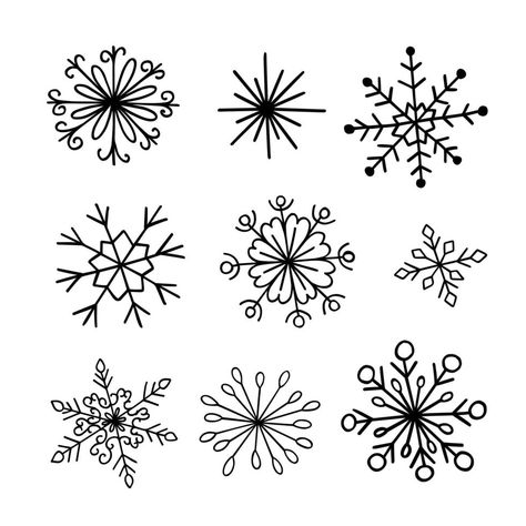 Winter Simple Drawings, Snowflake Doodles Simple, Christmas Card Drawing Ideas Hand Drawn, Christmas Draw, Minimalist Concept, Journal 2024, Christmas Tattoo, Love Scrapbook, Winter Pins