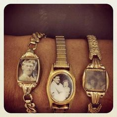 Recycled Watches Ideas, Watch Jewelry Ideas, Vintage Button Jewelry, Vintage Tablescape, Upcycle Jewelry, Vintage Upcycling, Watch Locket, Recycling Crafts, Vintage Jewelry Ideas