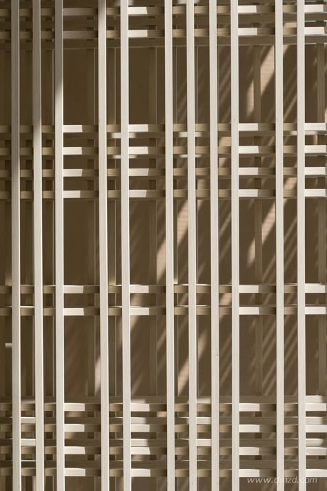 Millwork Wall, Brutalism Architecture, Japandi Living, Wall Signage, Entrance Gates Design, Wall Feature, Wooden Screen, Wooden Pattern, Japanese Restaurant