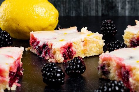 Blackberry Lemon Bars Blackberry Lemon Bars, Blackberry Lemon, Blackberry Recipes, Peanut Butter Pie, Butter Pie, 9x13 Baking Dish, Lemon Bars, Lemon Desserts, Fresh Lemon Juice