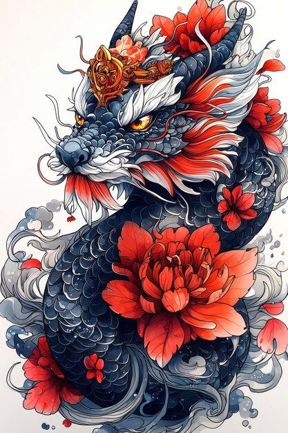 Tattoo Colour, Majestic Dragon, Red Dragon, Dragon Tattoo, Lock Screen Wallpaper, Red Flowers, Graphic Resources, Phone Wallpaper, Iphone Wallpaper