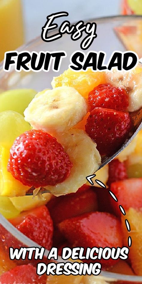 An Easy fruit salad that is zesty, minty and delicious fruit salad. Frest fruit is mixed with the most delicious only 5 ingredient dressing. Includes tips for the best fruit salad! Recipes For Fruit Salad, Fresh Fruit Salad Dressing, Dressings For Fruit Salad, Healthy Fruit Salad Dressing, Fruit Salad Sauce, 3 Day Fruit Fast, Dressing For Fruit Salad Simple, Fruit Salad Dressing Recipe Simple, Sauce For Fruit Salad