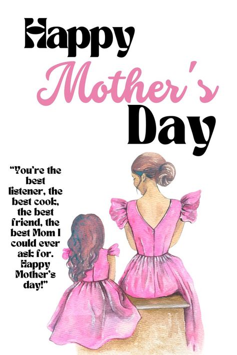 Happy Mother's Day! Priyanka Mongia, Mother Poster, Mother Daughter Activities, Mothersday Quotes, Daughter Activities, Event Quotes, Mather Day, Happy Mothers Day Images, Diy Mother's Day Crafts