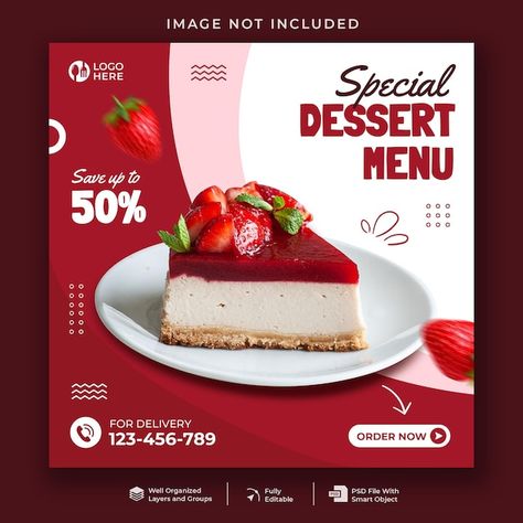 Sweets Poster Design, Food Advertisement Poster Products, Dessert Social Media Design, Bakery Social Media Design, Dessert Graphic Design, Advertisement Poster Product, Cake Banner Design, Dessert Poster Design, Food Poster Design Layout