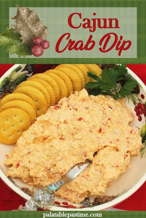 Cajun Crab Salad Recipe, Egg Salad Pasta, Spicy Crab Dip, Cajun Crab Dip, Meat Animals, Cajun Crab, Cold Dip Recipes, Seafood Dip, Cajun Seafood