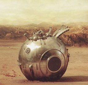 Escape pod miniature for TETHERED Space Escape Pod, Escape Pod Concept Art, Stasis Pod, Mushroom Planet, Alien Mushroom, Flight Aesthetic, Mars Space, Escape Pod, Space Movies