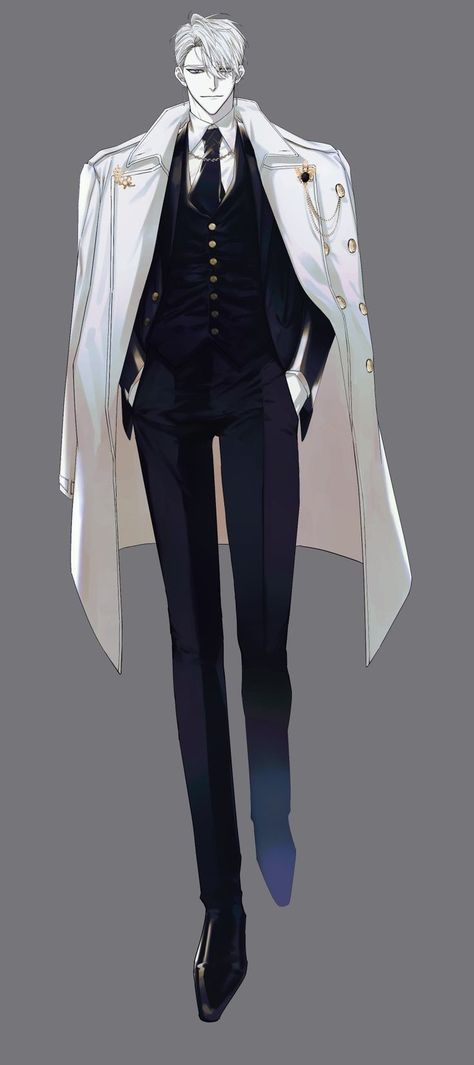 Gangster Outfit, Suit Drawing, Anime White, Boss Suits, Mafia Gangster, Mafia Boss, Anime Gangster, Boss Outfit, Male Clothes