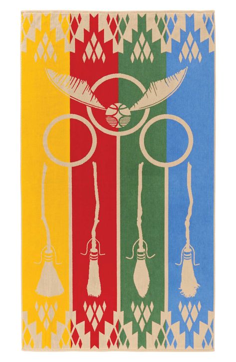 Pendleton Harry Potter™ Quidditch Towel | Nordstrom #harrypotter #quidditch #quidditchtowel #harrypottertowel #affiliate Classe Harry Potter, Harry Potter Merch, Harry Potter Classroom, Harry Potter Background, Harry Potter Quidditch, Theme Harry Potter, Harry Potter Room, Harry Potter Gifts, Harry Potter Fanfiction