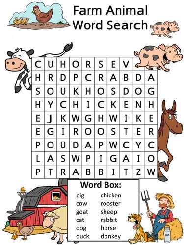 Word search , puzzle , game , farm animals game , fun , play entertainment , farm animal word search , find Animal Word Search, Word Puzzles For Kids, Word Search Puzzles Printables, Free Printable Word Searches, Homeschool Nature Study, Word Boxes, G Words, Animal Worksheets, Puzzle For Kids