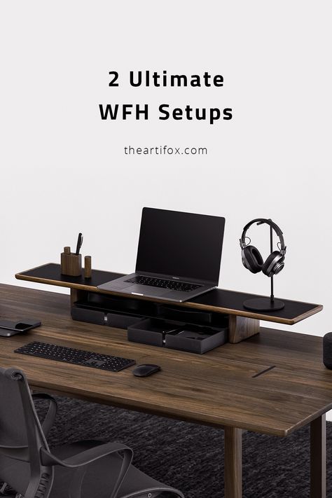 Minimalist Computer Desk, Laptop Setup, Work From Home Space, Forest Studio, Workspace Ideas, Table Top Photography, Adjustable Computer Desk, Desk Inspo, Minimalist White