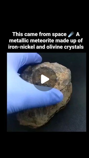 Vishal 🧑‍🚀🚀 on Instagram: "This came from space ☄️ A metallic meteorite made up of iron-nickel and olivine crystals  #IronMeteorite #SpaceRock #MeteoriteDiscovery #Astronomy #CosmicTreasure #OlivineCrystals #SpaceFindings" Meteorite For Sale, Iron Meteorite, Space Rock, Astronomy, Crystals, Makeup, For Sale, On Instagram, Instagram