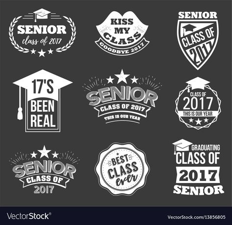 Senior Jackets Design Ideas Logo, Senior Logo, Senior Hoodies, Funny Labels, Letterman Jacket Patches, Graduation Logo, Sr Logo, Senior Class Shirts, Senior Sweatshirts