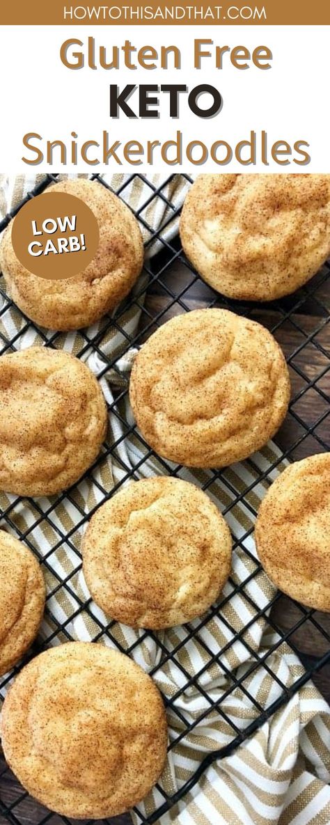 Gluten Free Keto Snickerdoodles with buttery, cinnamon and crunchy edges are just a few of the things you get with these amazing little snickerdoodle cookies! They are keto, low carb and gluten free approved. These are best when eaten in the first few days, but you can freeze any leftover cookies you have. Simply allow the cookies to fully cool, then place in a freezer bag or container and store in the freezer for up to three months. Thaw on the counter and enjoy. Leftover Cookies, Keto Snickerdoodles, Galletas Keto, Low Carb Cookies Recipes, Keto Cookie Recipes, Postre Keto, Snickerdoodle Cookies, Sugar Free Cookies, Low Carb Low Sugar