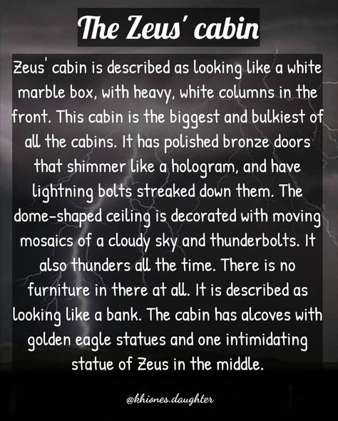 Cabin One Zeus, Zeus Cabin Headcanons, Children Of Zeus Headcanons, Children Of Zeus Aesthetic, Cabin 1 Zeus Aesthetic, Child Of Zeus Aesthetic, Daughter Of Zeus Aesthetic, Zeus Percy Jackson, Zeus Daughter