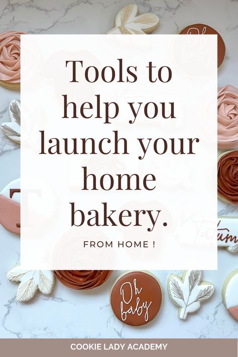 Did you know you can start a baking business from home? Learn everything from physical tools to how to optimize your social media to gain more sales at Cookie Lady Academy. Learn more on the blog here ! How To Sell Cookies From Home, Cottage Baking Business, Online Cookie Business, Home Bakery Social Media, How To Sell Cookies Online, Cookie Business Instagram Feed, How To Start A Cookie Business From Home, Starting A Cookie Business From Home, Home Cookie Business