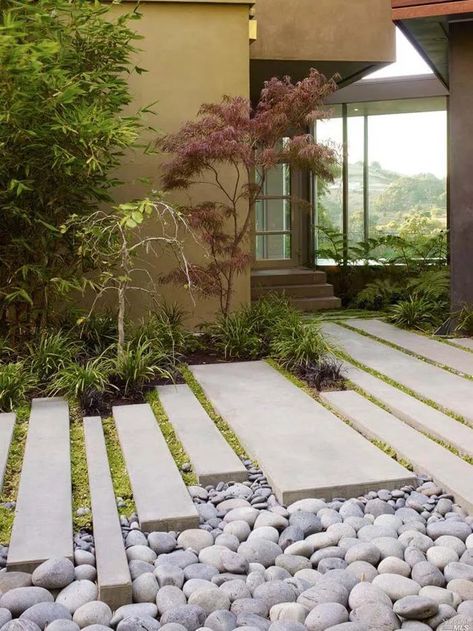 Walkway Design, Walkways Paths, Small Front Yard Landscaping, Landscaping Inspiration, Garden Walkway, Low Maintenance Landscaping, Have Inspiration, Garden Pathway, Front Yard Landscaping Design