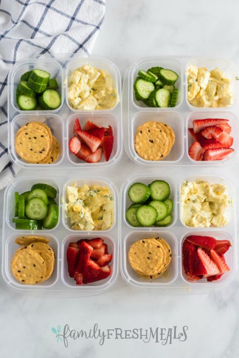 Lunch Box Ideas Archives - Family Fresh Meals Easy Lunchbox, Healthy Egg Salad, Cold Salads, Easy Egg Salad, Easy Lunch Boxes, Fresh Meals, Salad Easy, Healthy Lunch Meal Prep, Family Fresh Meals