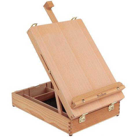 Portable Easel, Sketch Box, Table Easel, Tabletop Easel, Art Supply Organization, Artist Easel, Media Table, Arts And Crafts Furniture, Art Easel