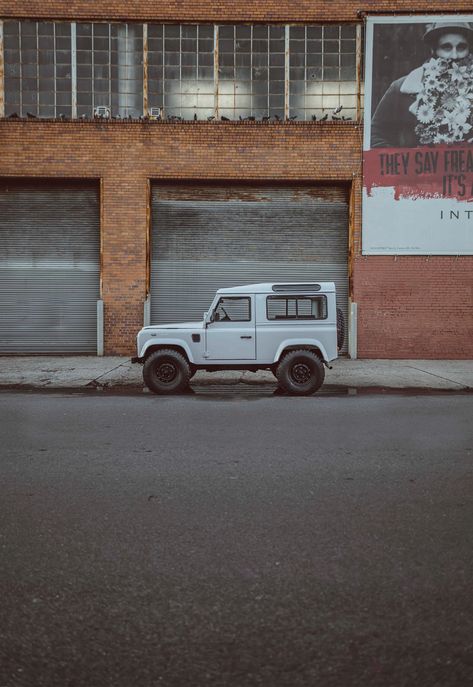 Brooklyn Coachworks, Used Land Rover, Jump Seats, Love Background Images, Land Rover Defender 90, Defender 90, Utility Vehicles, Interior Photo, Car Photography