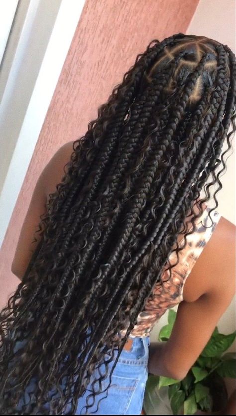 Hairstyles Buns, Short Box Braids Hairstyles, Big Box Braids Hairstyles, Feed In Braids Hairstyles, Goddess Braids Hairstyles, Box Braids Hairstyles For Black Women, Braided Hairstyles For Teens, Braids Hairstyles Pictures, Quick Braided Hairstyles