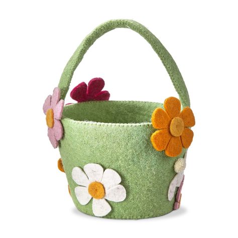 Find the best Easter Baskets for your project. We offer the Easter Felt Bunny and Flowers Easter Basket Green, 7L x 8W x 10H Inches for $26.99 with free shipping available. Felt Easter Basket, Bunny And Flowers, Easter Felt, Bunny Easter Basket, Candy Treats, Easter Goodies, Felt Bunny, Easter Shopping, Blender 3d