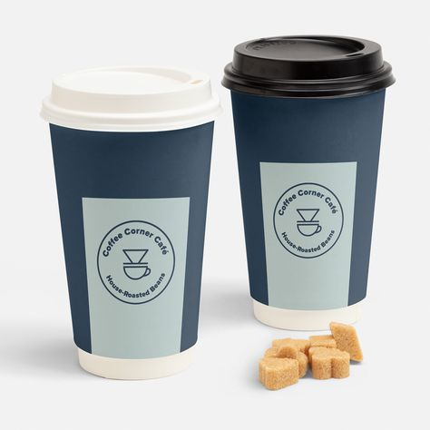 - 3 size options - Black or white lids - Double-walled style - Low quantities available - Full-colour, wrap-around printing Looking for a way to personalise your businesses takeaway experience? Custom disposable cups can help bring your brand to coffee, tea and more. Crafted using 100% virgin pulp, our paper coffee cups are double-walled – making them perfect for serving hot drinks. With vivid, wraparound printing and options to add lids, you can create a signature look for every beverage you se Cup Packaging Ideas, Custom Disposable Cups, Personalised Cups, Cup Packaging, Disposable Coffee Cups, Paper Coffee Cup, Cafe House, Create A Signature, Coffee Corner