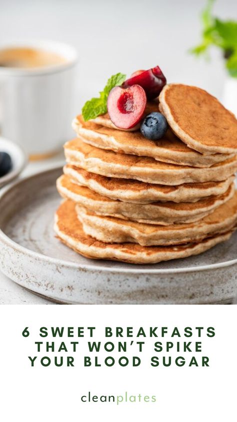 You can tame that morning sweet tooth and keep your blood sugar in check with these dietitian-recommended breakfasts. Blood Sugar Balancing Breakfast, Sweet Breakfast Ideas, Low Sugar Breakfast, Berry Yogurt, Balanced Breakfast, Cheese Toast, Yogurt Bowl, Sweet Cravings, Sugar Level