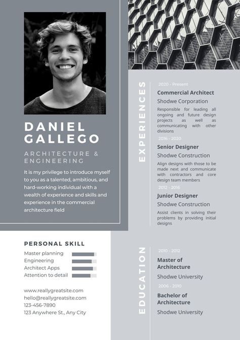 Black and White Simple Architect & Engineer Resume - Templates by Canva Architect Resume, Architect Engineer, Environmental Problems, Resume Guide, Engineer Resume, Environmental Engineering, Environmental Problem, Resume Help, Resume Objective