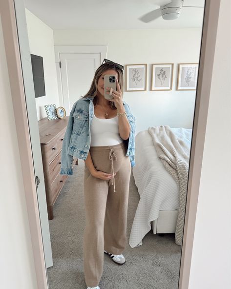 Over Belly Wide Leg Maternity … curated on LTK Outfit Inspo Fall Maternity, Linen Pants Outfit Pregnant, Low Rise Jeans Pregnant, Pregnant At 40 Maternity Outfits, Maternity Outfit Inspo Winter, High Waisted Maternity Pants, Pregnant Cardigan Outfit, Free People Maternity Style, Maternity Mom Jeans Outfit