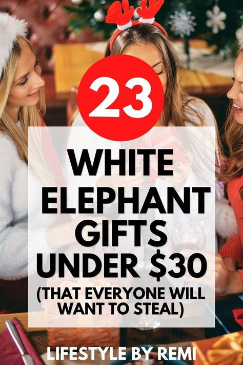 White Elephant Gift Exchange Ideas Funny, Work White Elephant, Elephant Gifts Christmas, Work Gift Exchange, White Elephant Christmas, Yankee Swap Gift, White Elephant Gift Ideas, Elephant Gift Ideas, Best White Elephant Gifts