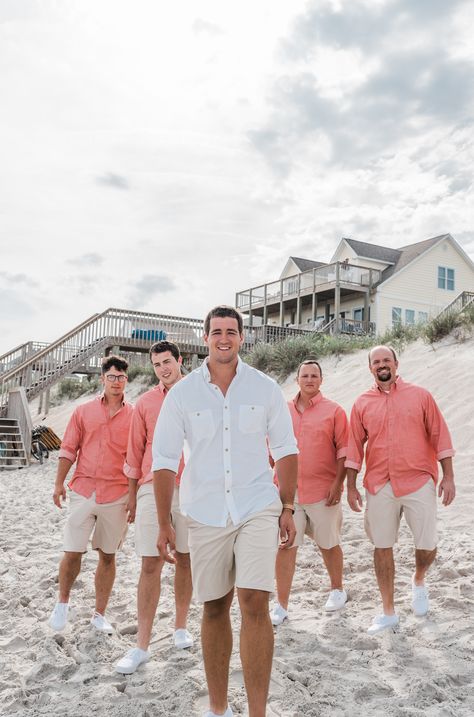 Blue Groomsmen Beach Wedding, Groomsmen Beach Shorts, Groomsmen Shorts Beach, Summer Beach Wedding Groomsmen, Beach Wedding For Groom, Groom Beach Wedding Shorts, Mens Attire For Beach Wedding, Dress Code Beach Wedding Guest Men, Banquet Outfits For Men