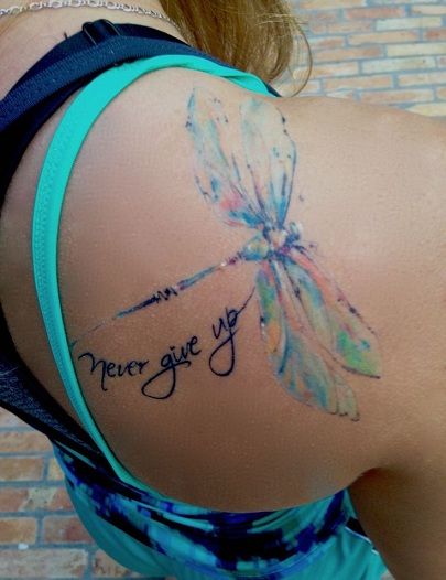 Top 15 Dragonfly Tattoo Designs | Styles At Life Watercolor Dragonfly Tattoo, Tatoo Dog, Flying Tattoo, Dragonfly Tattoo Design, Watercolor Dragonfly, Inspiration Tattoos, Geniale Tattoos, Dragonfly Tattoo, Cute Tattoos For Women