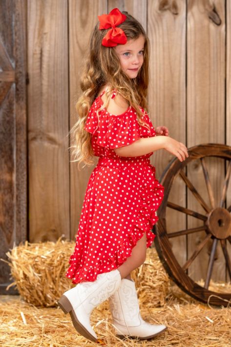 Yeehaw! Get ready to lasso some summer fun with our adorable cowgirl outfit inspiration for toddler girls. Let your little one's imagination roam free as they embrace the cowgirl spirit with stylish boots and good summer vibes. From cute denim shorts paired with a fringed top to a playful dress adorned with cowgirl-inspired accessories, we've curated a collection that captures the essence of cowgirl charm. Complete the look with a pair of adorable cowgirl boots! Little Cowgirl Outfit Kids Girl, Girls Cowgirl Outfit, Toddler Cowgirl Outfit, Pretty Cowgirl, Toddler Cowgirl, Red Cowgirl Boots, Cute Denim Shorts, Cute Cowgirl, Cowgirl Boots Outfit