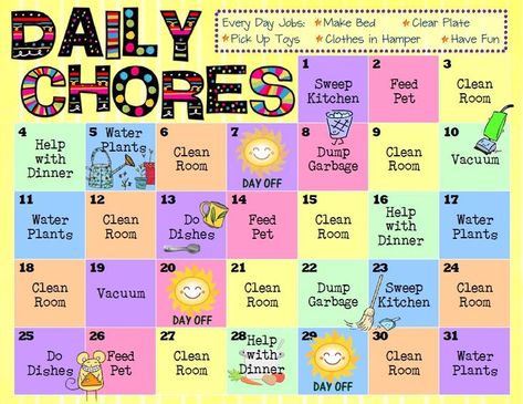 Yes, your 5-year-old can and should do chores! Here are some easy chores and ideas to get you started plus a free chore list printable! Chores Calendar, Chore List Printable, Chore Board, Kid Responsibility, Age Appropriate Chores, Daily Chores, Chore Charts, Chore List, Kids Schedule