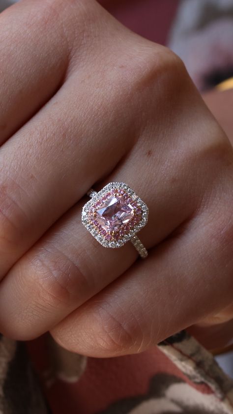 Princess Bride Diamonds Pink Sapphire Engagement Ring http://bit.ly/RadiantPinkSapphireEngagementRing Pink Diamond Ring Aesthetic, Diamond Cut Pink Sapphire Ring As A Gift, Pink Star Diamond Ring, Pink Diamond Ring Engagement, Pink Brilliant Cut Sapphire Ring As Gift, Elegant Pink Princess Cut Diamond Ring, Luxury Pink Rings With Brilliant Cut, Pink Star Diamond, Star Diamond Ring