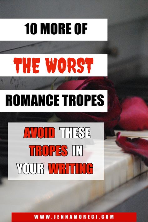 10 more of the WORST Romance Tropes in Books Romance Tropes Writing, Cliche Tropes, Love Tropes List, Romance Tropes List, Book Tropes List, Tropes In Books, Noir Romance, Tropes Romance, Romantic Tropes