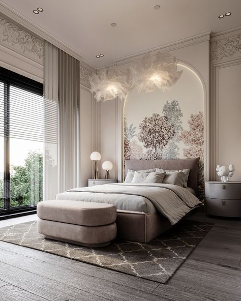 Classical Bedroom, تصميم داخلي فاخر, Classy Bedroom, تصميم للمنزل العصري, التصميم الخارجي للمنزل, Kids Interior Room, Bedroom Decor Design, Inspire Me Home Decor, Classic Bedroom