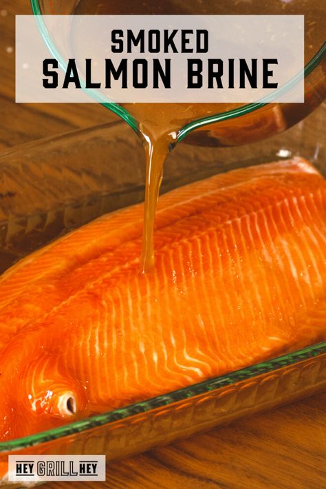 Fish Brine Recipe, Salmon Brine, Salmon Smoker, Smoked Salmon Brine, Recipe Smoked Salmon, Salmon Marinade Recipes, Smoked Fish Recipe, Cold Smoked Salmon, Best Smoked Salmon