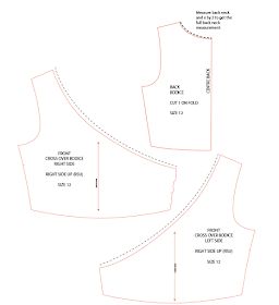 Wrap Top Pattern, Pattern Making Tutorial, Hoodie Sewing Pattern, Formal Dress Patterns, Simple Dress Pattern, T Shirt Sewing Pattern, Ruby Tuesday, Bodice Pattern, Pattern Hack