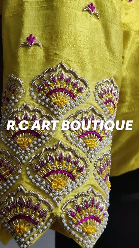 C Art, Latest Bridal Blouse Designs, Maggam Work Designs, Latest Blouse Designs Pattern, Latest Model Blouse Designs, Traditional Blouse Designs, Art Boutique, Fashionable Saree Blouse Designs, Cutwork Blouse Designs