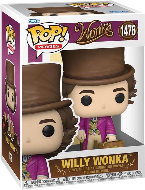 #bobblehead #funko #funkopop #funkopops #funkofamily #funkocollector #giftidea #wonka #willywonka #timoth #chocolate #timotheechalamet #ladybird #echalamet #callmebyyourname #thefrenchdispatch #dune #theking #candy #broadway #beautifulboy #charlieomusical #teatromusical #ernestyoung #timmychalamet #ad You’re in for a real treat! Build your chocolate empire with Pop! Willy Wonka™ by welcoming this confectionary visionary into your Wonka™ collection! Vinyl figure is approximately 4.9-inches tall. Willy Wonka Movie, Wonka Chocolate Factory, Игрушки Funko Pop, Film Cult, Wonka Chocolate, Funky Pop, Funko Pop Dolls, Funk Pop, Funko Pop Toys