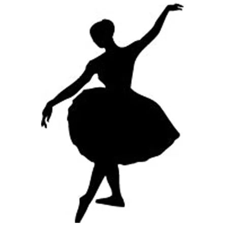 Wallhogs Ballerina SilhouetteWall Decal | Wayfair Ballet Silhouette, Doll Dress Form, Ballerina Silhouette, Ballet Art, Baby Projects, Dance Studio, Girl's Room, Wall Decal, Cricut Design