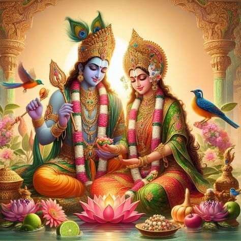 Krishna Vivah, Vivah Images, Tulsi Vivah, Lakshmi Narayan, Shri Radhe, Krishna Bhagwan, Radha Krishna Images, Web Story, Radha Krishna Pictures