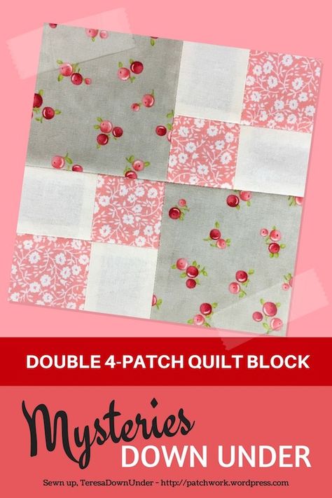 4patch Quilt Block Patterns, Four Patch Quilt Ideas, 4 Patch Quilt Pattern Ideas, Disappearing Four Patch, 4 Patch Quilt, Fire Pattern, Quilt Blocks Easy, Water And Fire, 9 Patch Quilt